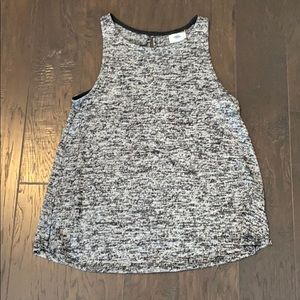 Adorable tank with Key Slit Back